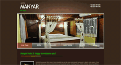 Desktop Screenshot of manyarhotel.com